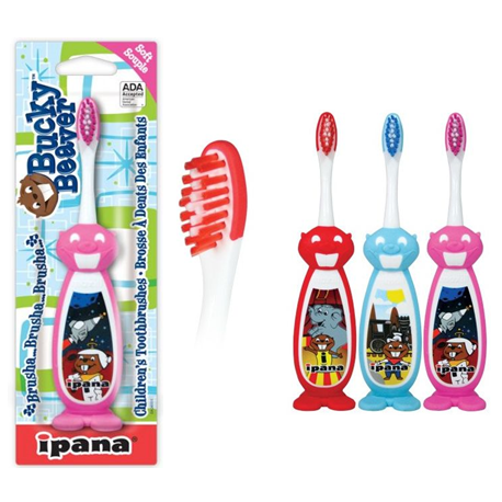 Bucky Beaver Kids Toothbrush, Per Piece X 5